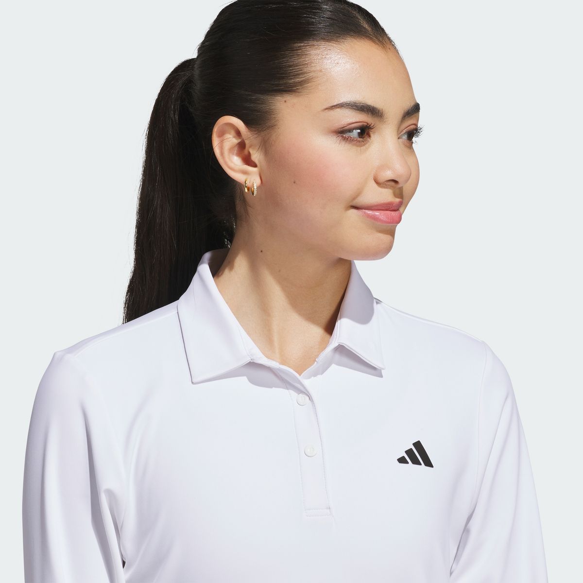 아디다스 골프(ADIDAS GOLF) 클라이마웜 브러쉬드 롱 슬리브 폴로 셔츠 KG0154