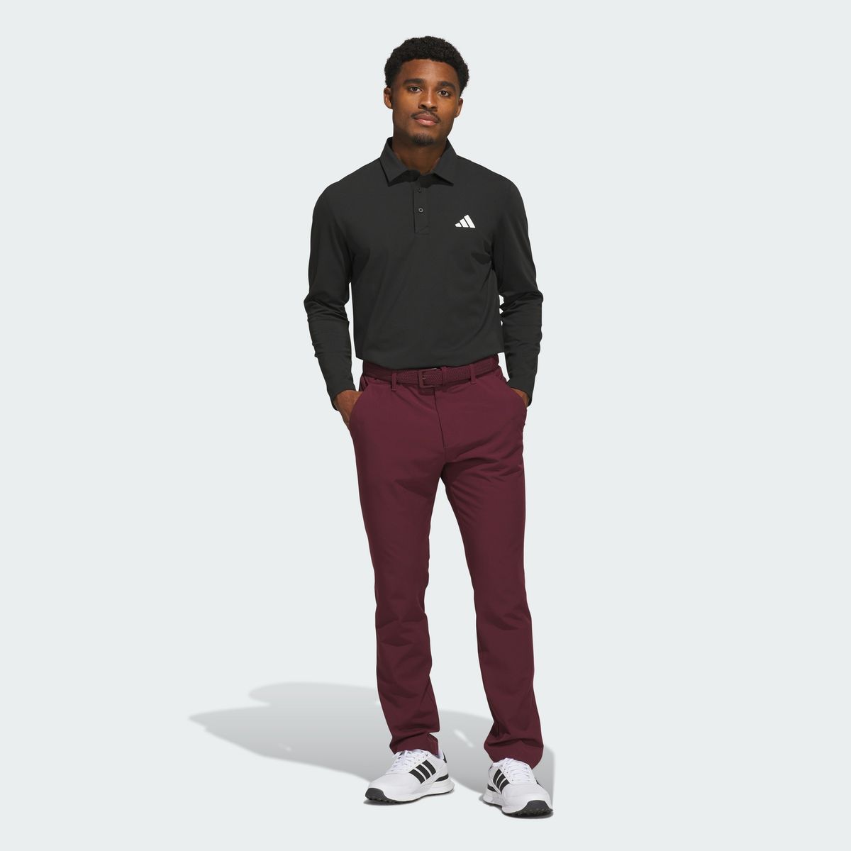 아디다스 골프(ADIDAS GOLF) CLIMAWARM 롱 슬리브 폴로 셔츠 KG9978