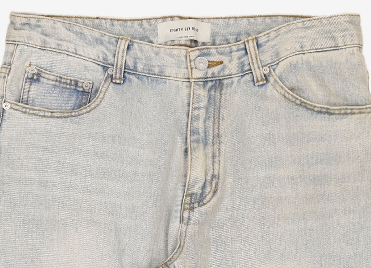 86로드(86ROAD) INDIGO RAW SEMI WIDE 34