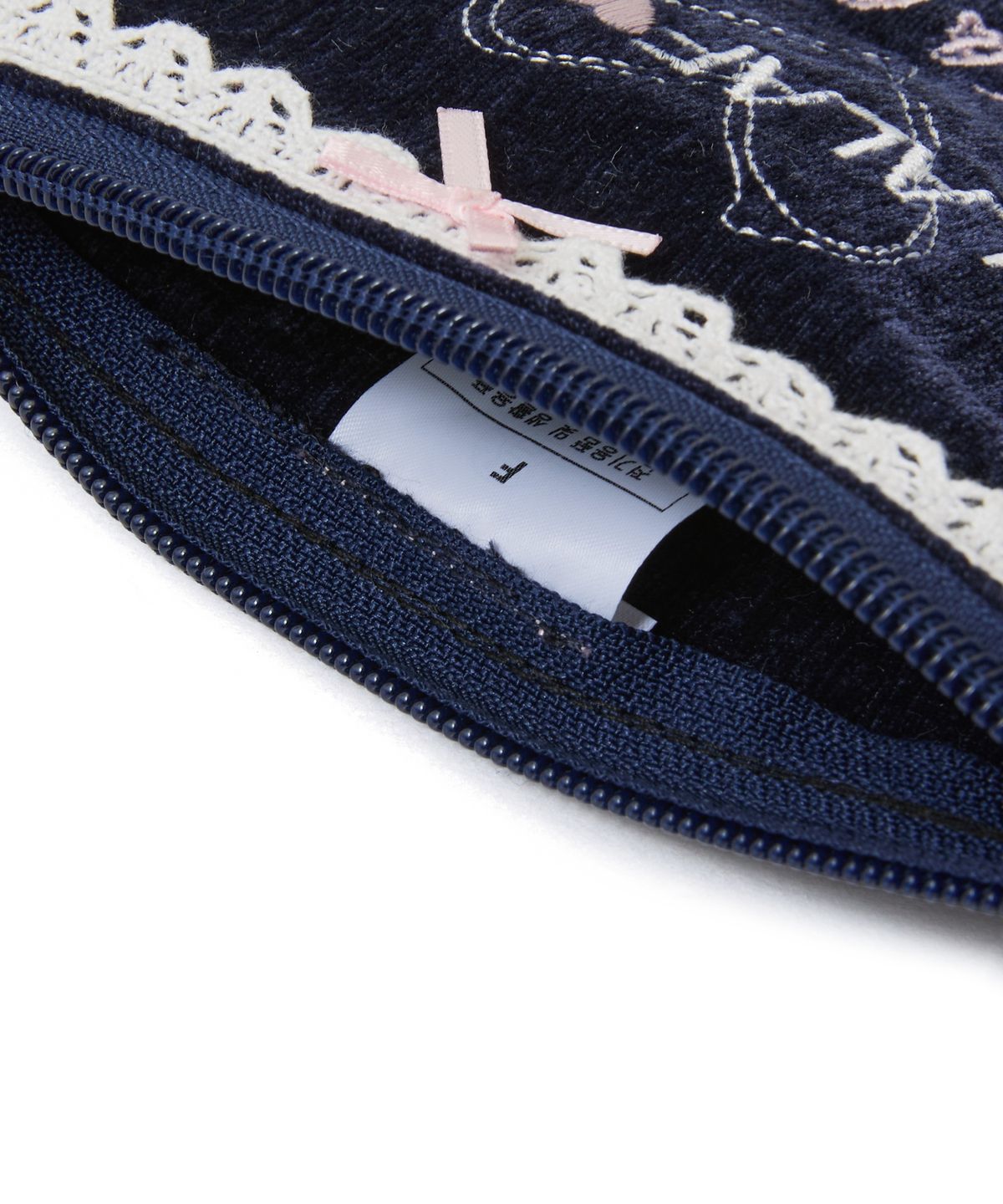 라라폭스(LALAFOX) 벨벳 팬티파우치 (NAVY) BS7AA004