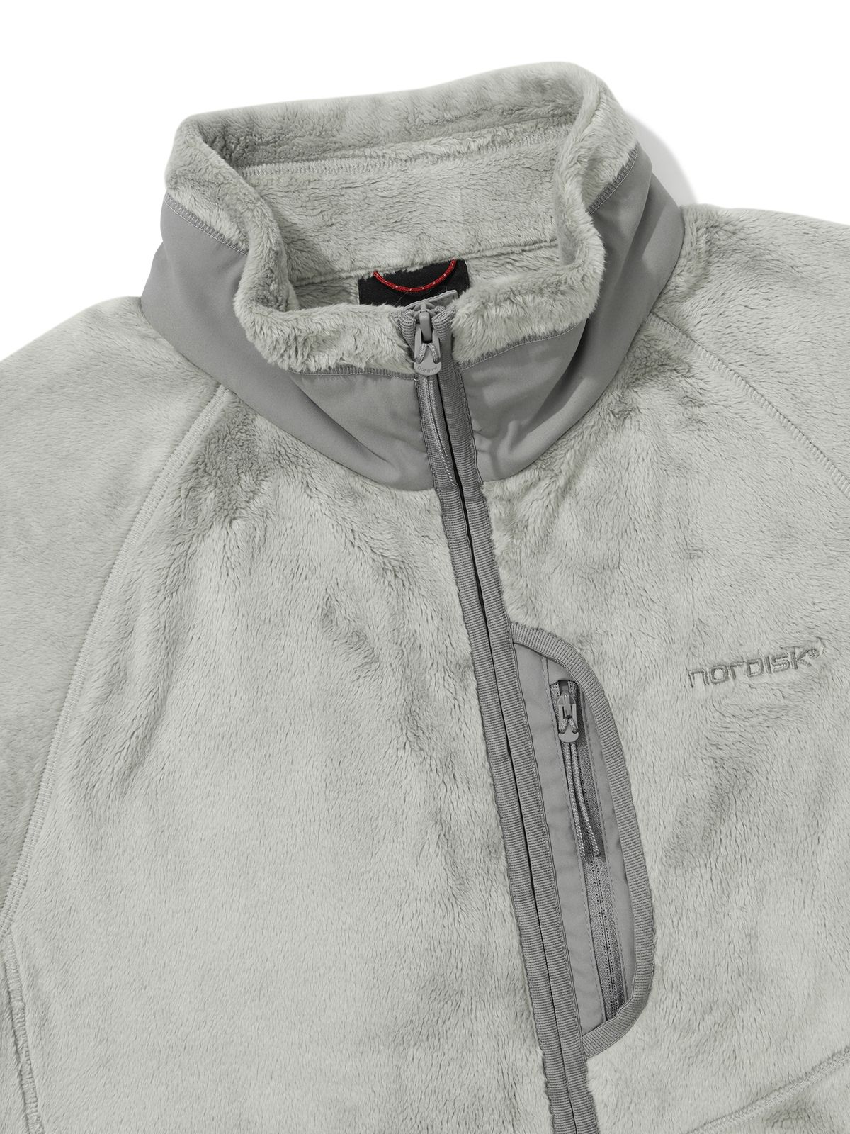 노르디스크(NORDISK) [HYGGE HIKE] 롱파일 플리스 스탠드넥 자켓 - M_Ice Grey OMW26178C1