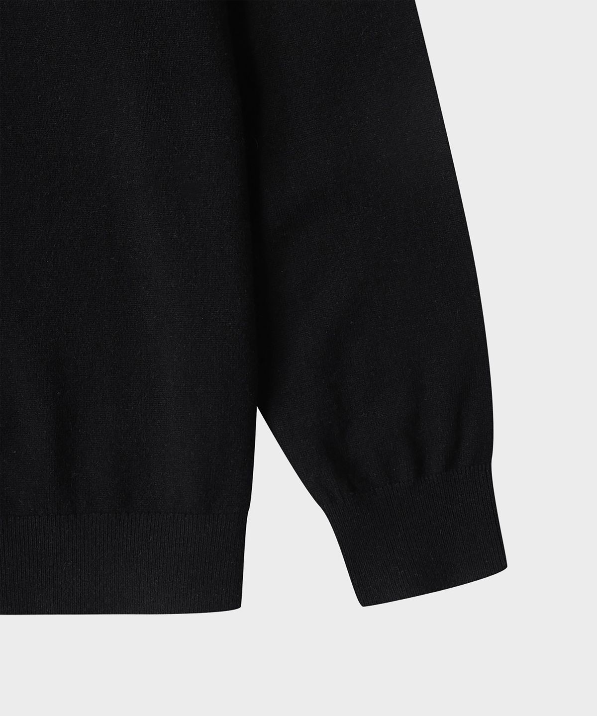 테일던(TAILDERN) Warhol Wool Cash Mock neck sweater Black