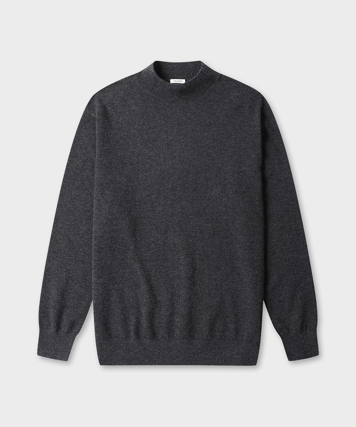 테일던(TAILDERN) Warhol Wool Cash Mock neck sweater Charcoal