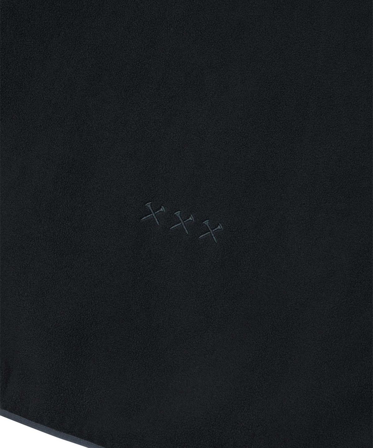 제이미웨스트(JAMIE WEST) 플리스 하이넥 하프집업 후드 (블랙)