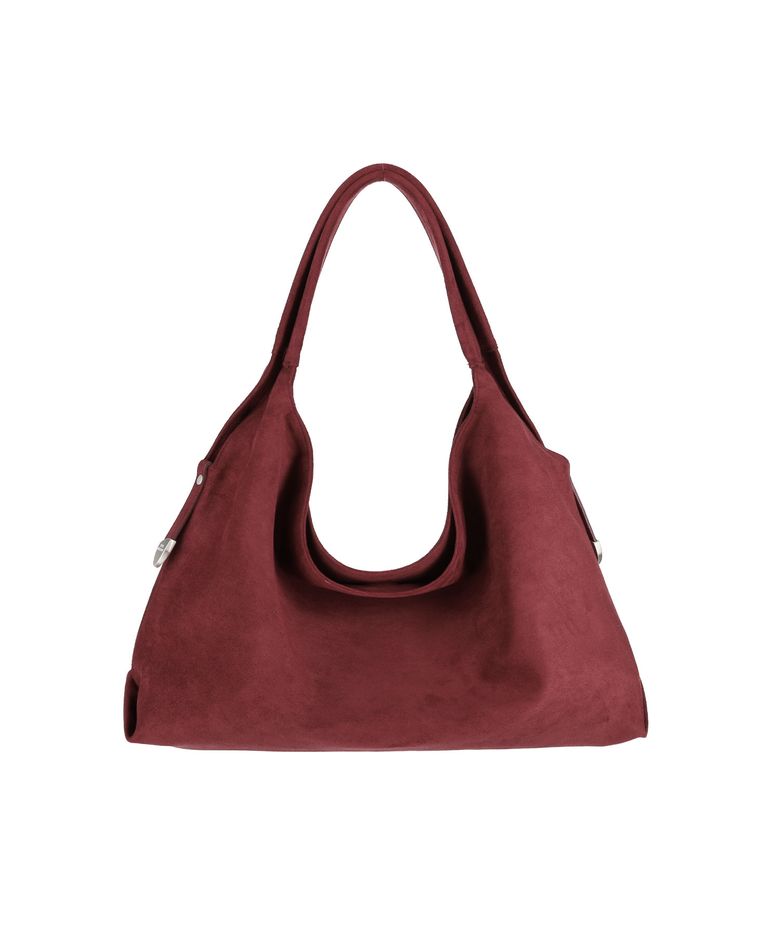 CACTUS HOBO BAG [Suede Wine]