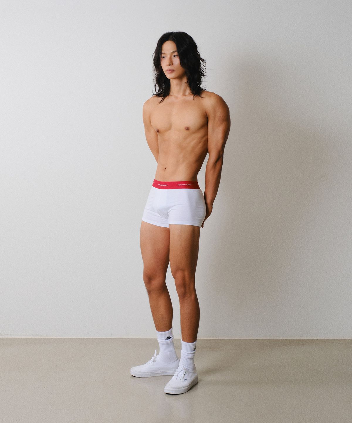 레코딩하우스(RECORDINGHOUSE) FOR ADULTS ONLY BOXER [WHITE]