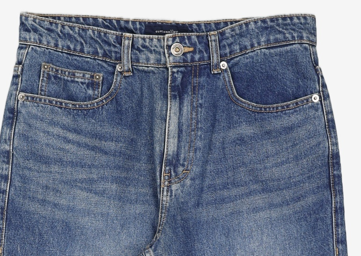 커스텀멜로우(CUSTOMELLOW) long straight denim pants_CWPAM23382BUX 30