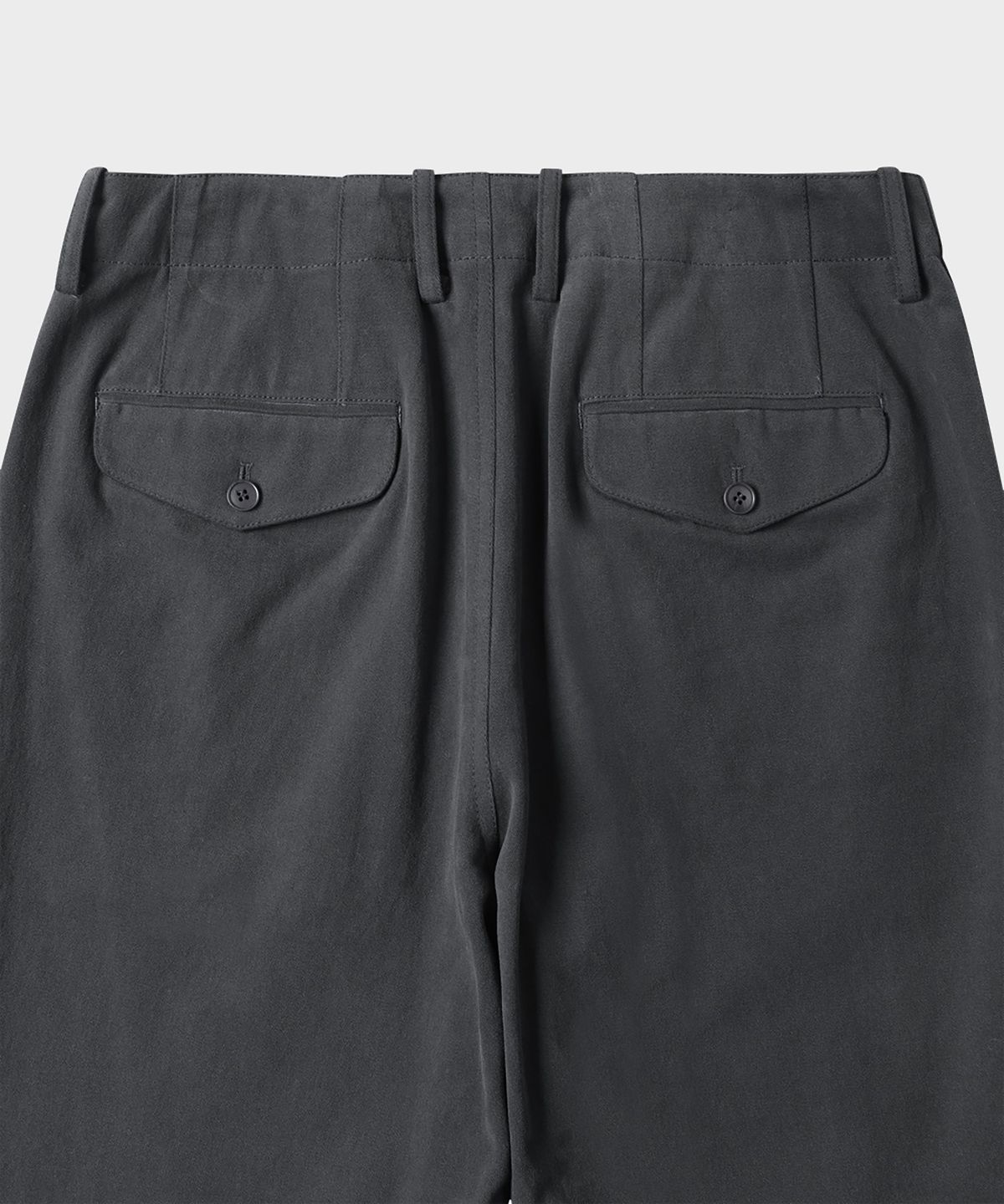 테일던(TAILDERN) Kerouac Cotton Officer Chino Pants Grey
