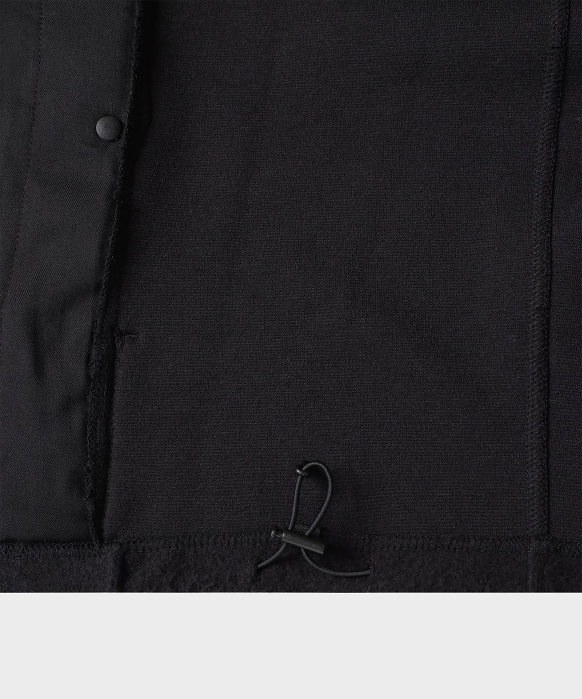 테일던(TAILDERN) Yvon Fleece Zip-up Vest Black