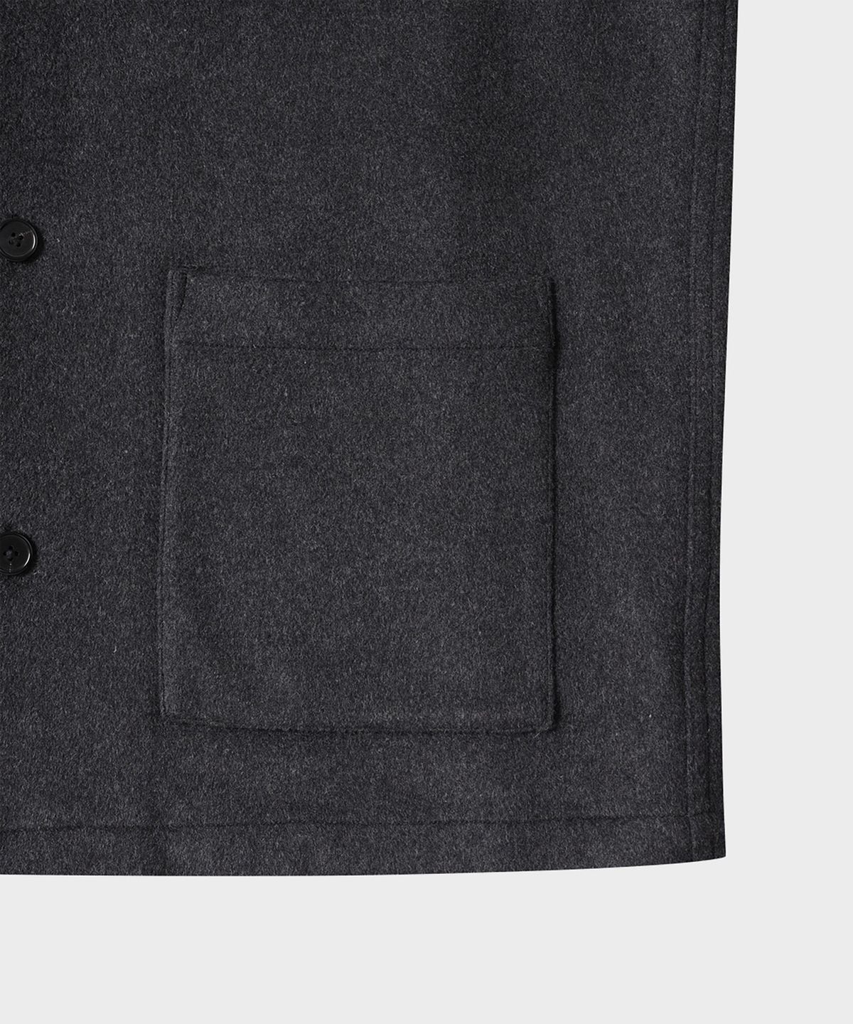 테일던(TAILDERN) Judd Cotton Flannel Shirts Jacket Charcoal