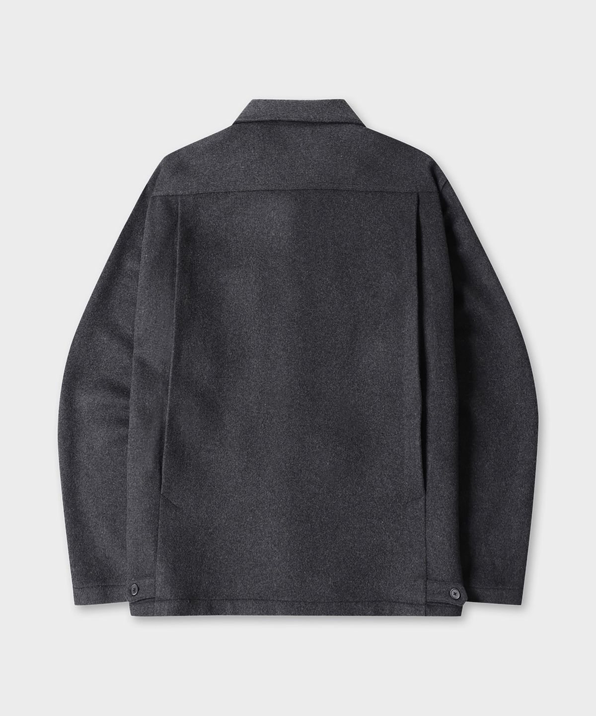테일던(TAILDERN) Judd Cotton Flannel Shirts Jacket Charcoal
