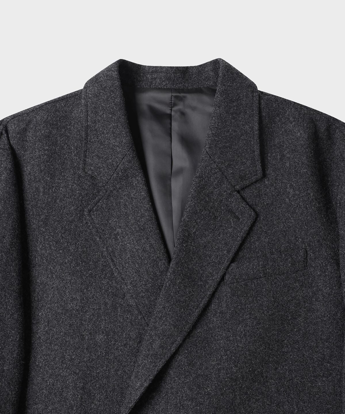 테일던(TAILDERN) Orson Flannel Double Jacket Charcoal
