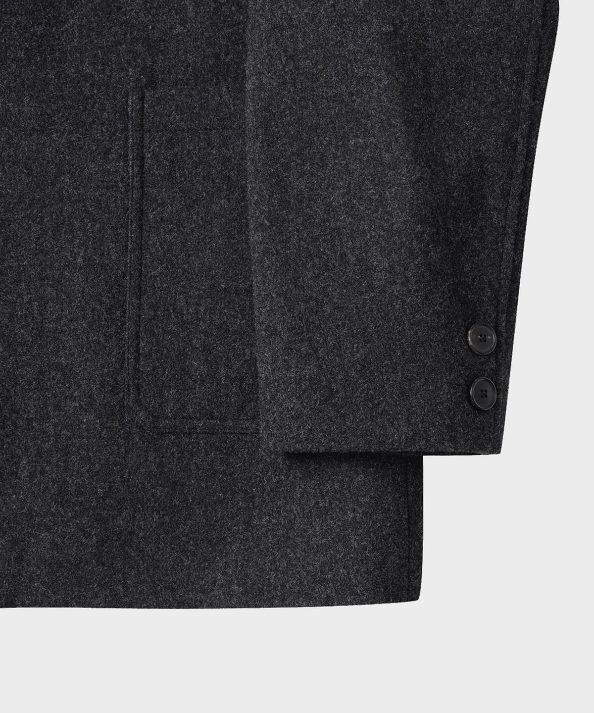 테일던(TAILDERN) Orson Flannel Double Jacket Charcoal