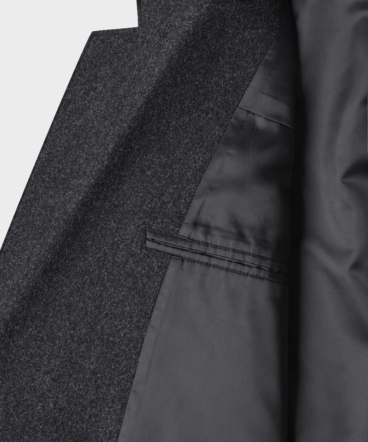 테일던(TAILDERN) Orson Flannel Double Jacket Charcoal