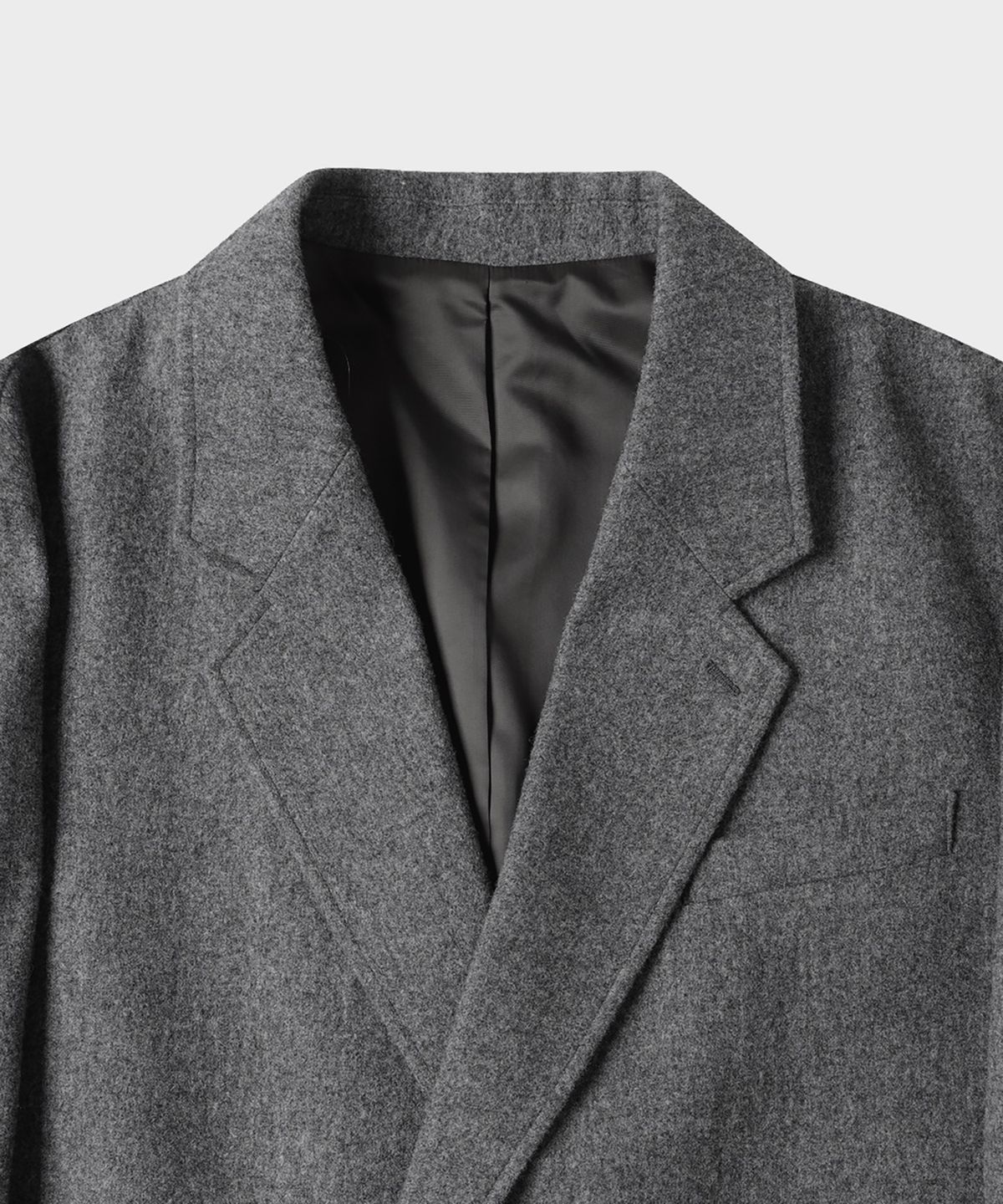 테일던(TAILDERN) Orson Flannel Double Jacket Grey