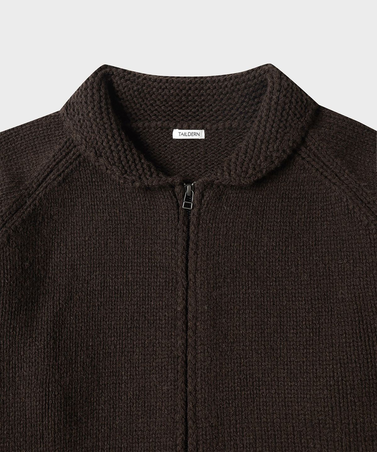 테일던(TAILDERN) Grace Cowichan Cardigan Brown