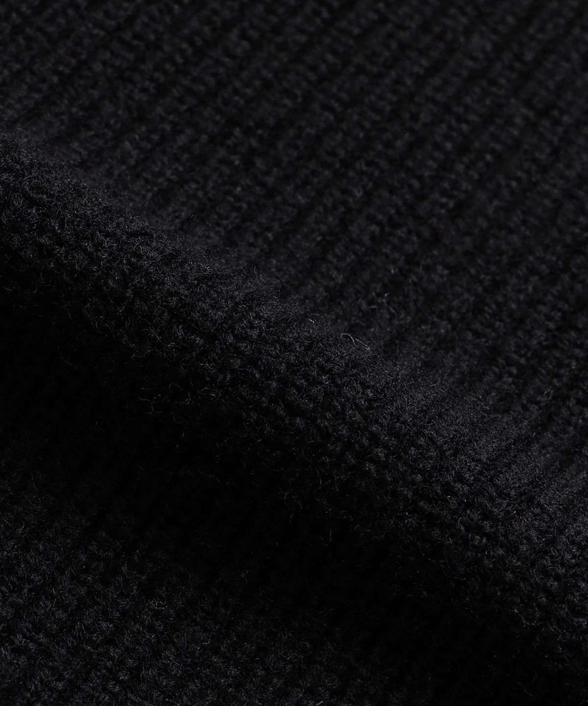 테일던(TAILDERN) Shawn Wool Hooded Zip Up Black