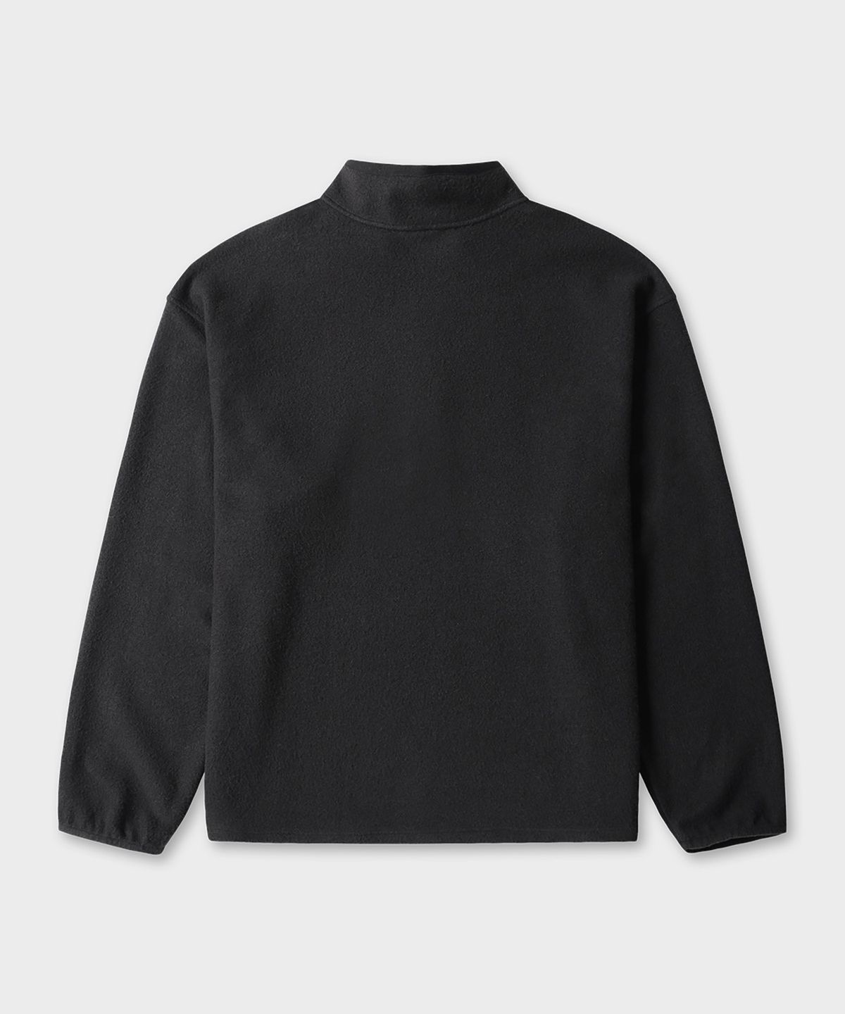 테일던(TAILDERN) Light Fleece Quarter zip shirts Black