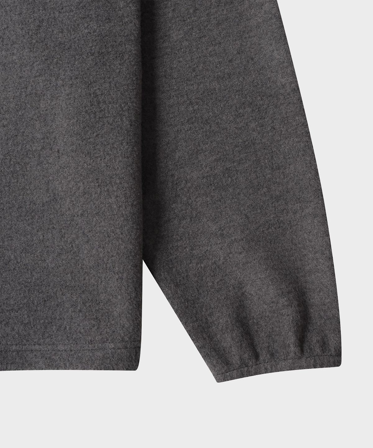 테일던(TAILDERN) Light Fleece Quarter zip shirts Grey