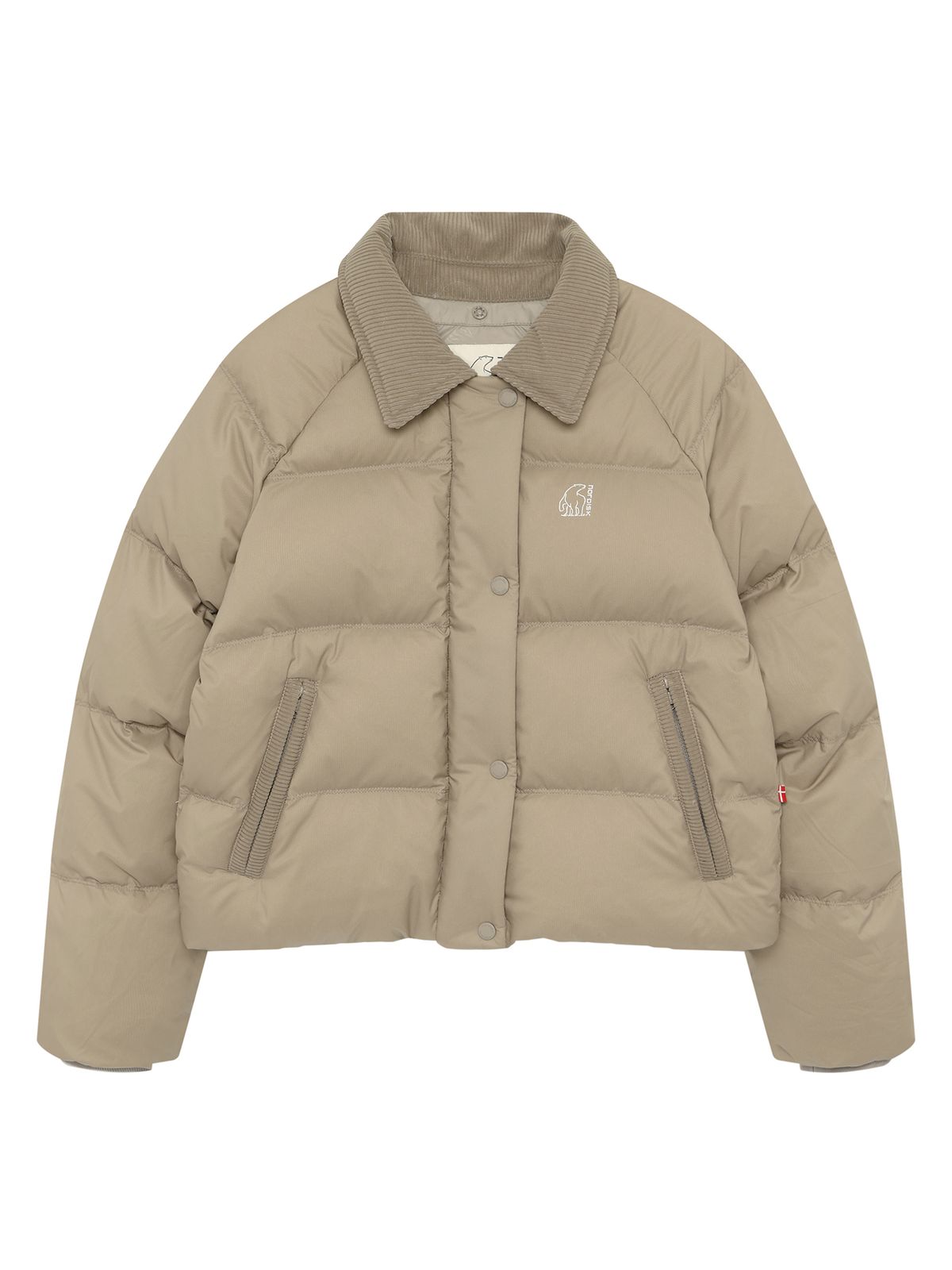 노르디스크(NORDISK) 올보르 DRY 크리스탈다운 후디 점퍼 - W_Beige OWW26518E2