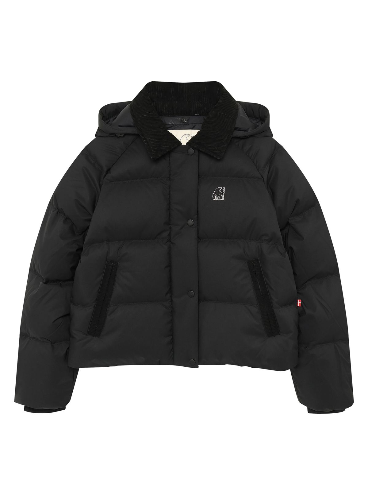노르디스크(NORDISK) 올보르 DRY 크리스탈다운 후디 점퍼 - W_Black OWW26518Z1