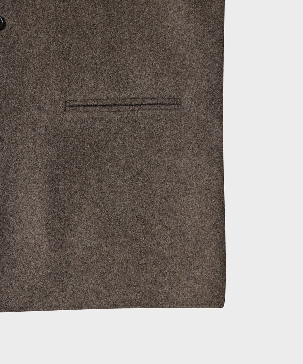 테일던(TAILDERN) Sander Wool Cash Handmade Half Coat Cocoa