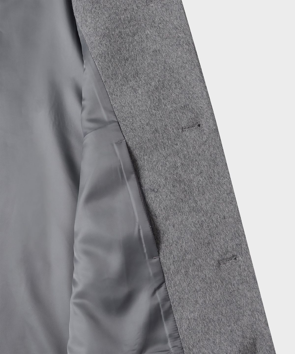 테일던(TAILDERN) Sander Wool Cash Handmade Half Coat Grey