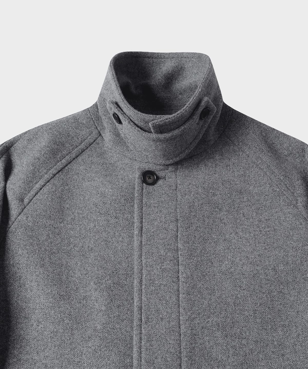 테일던(TAILDERN) Dane Wool Balmacaan Coat Grey