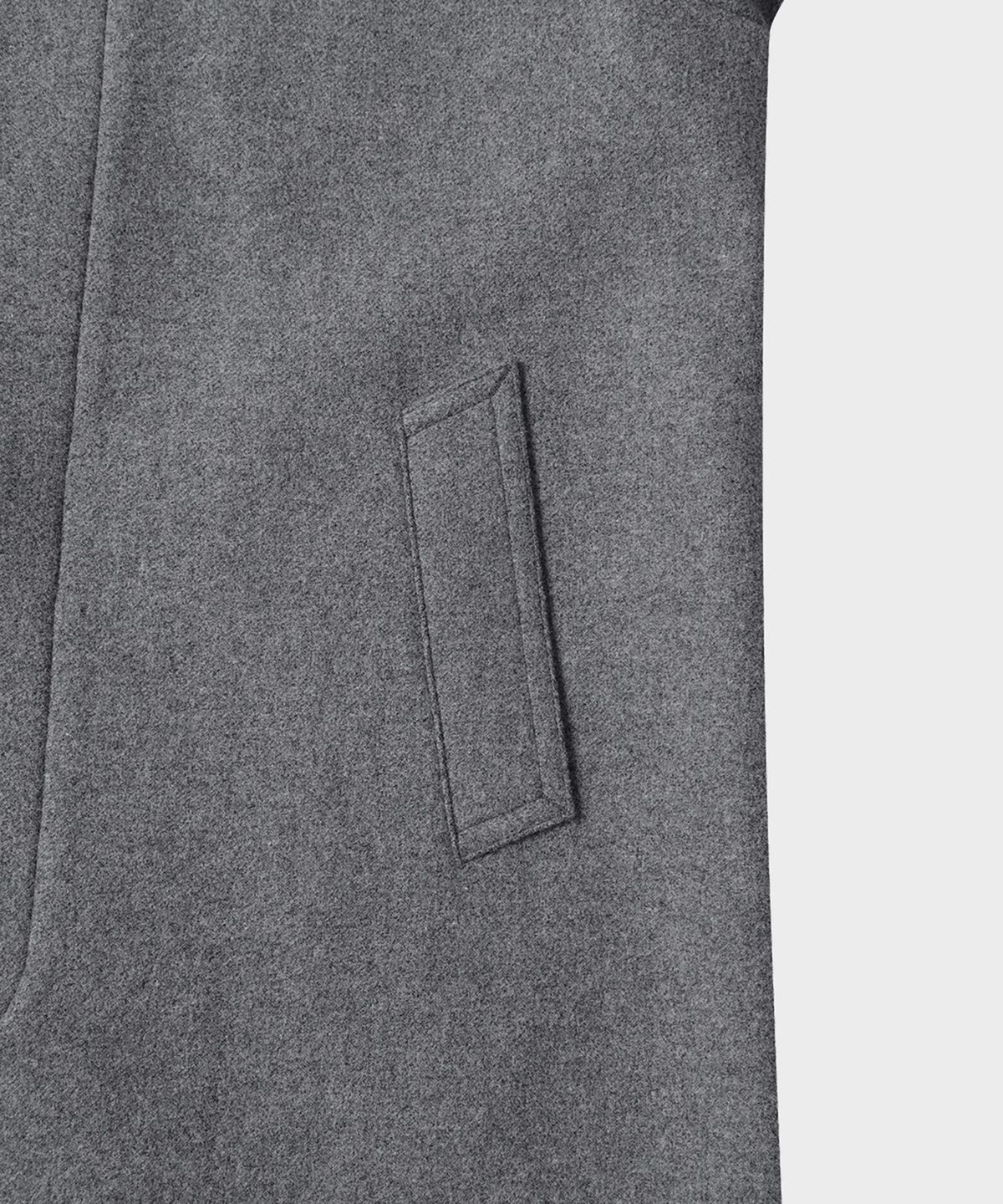테일던(TAILDERN) Dane Wool Balmacaan Coat Grey
