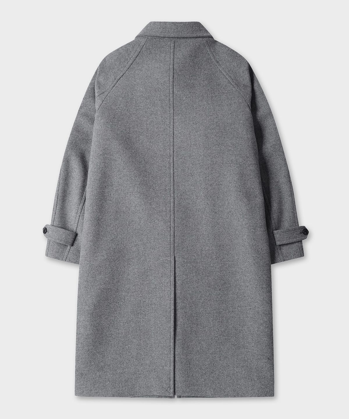 테일던(TAILDERN) Dane Wool Balmacaan Coat Grey