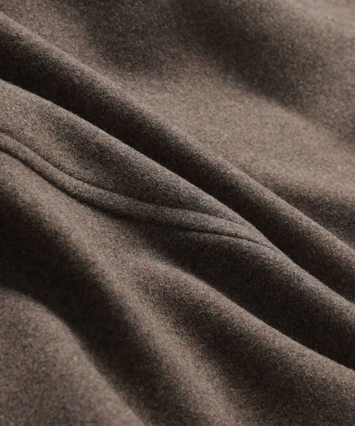 테일던(TAILDERN) Garrel Wool Blend Half Coat Dark Khaki