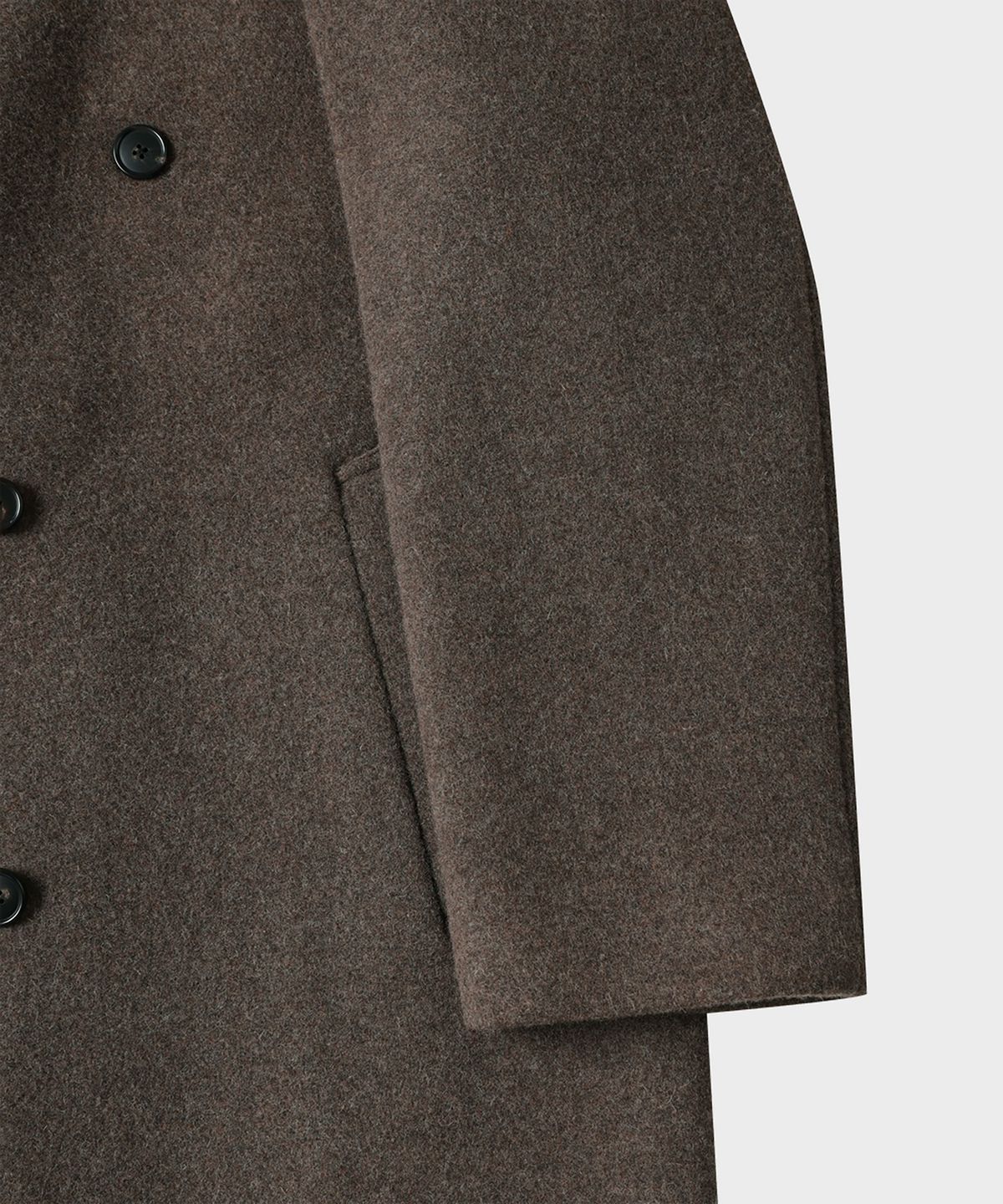 테일던(TAILDERN) Leonard Wool Cash Double Coat Cocoa