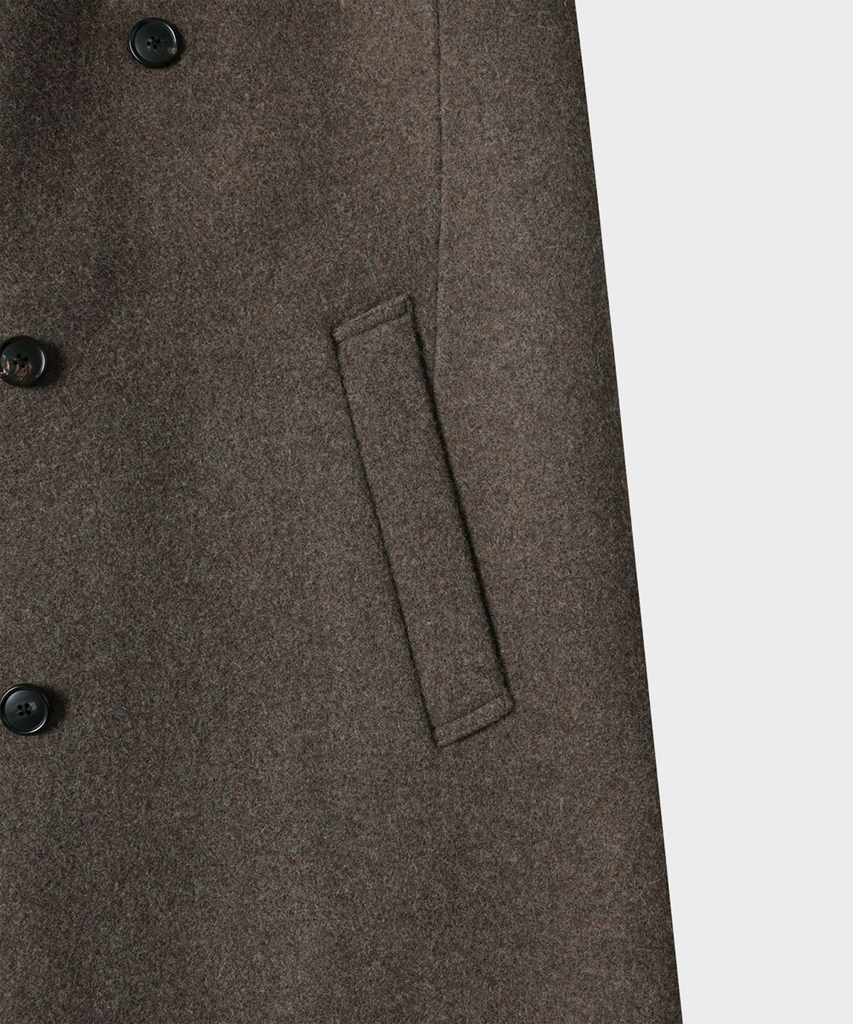 테일던(TAILDERN) Leonard Wool Cash Double Coat Cocoa