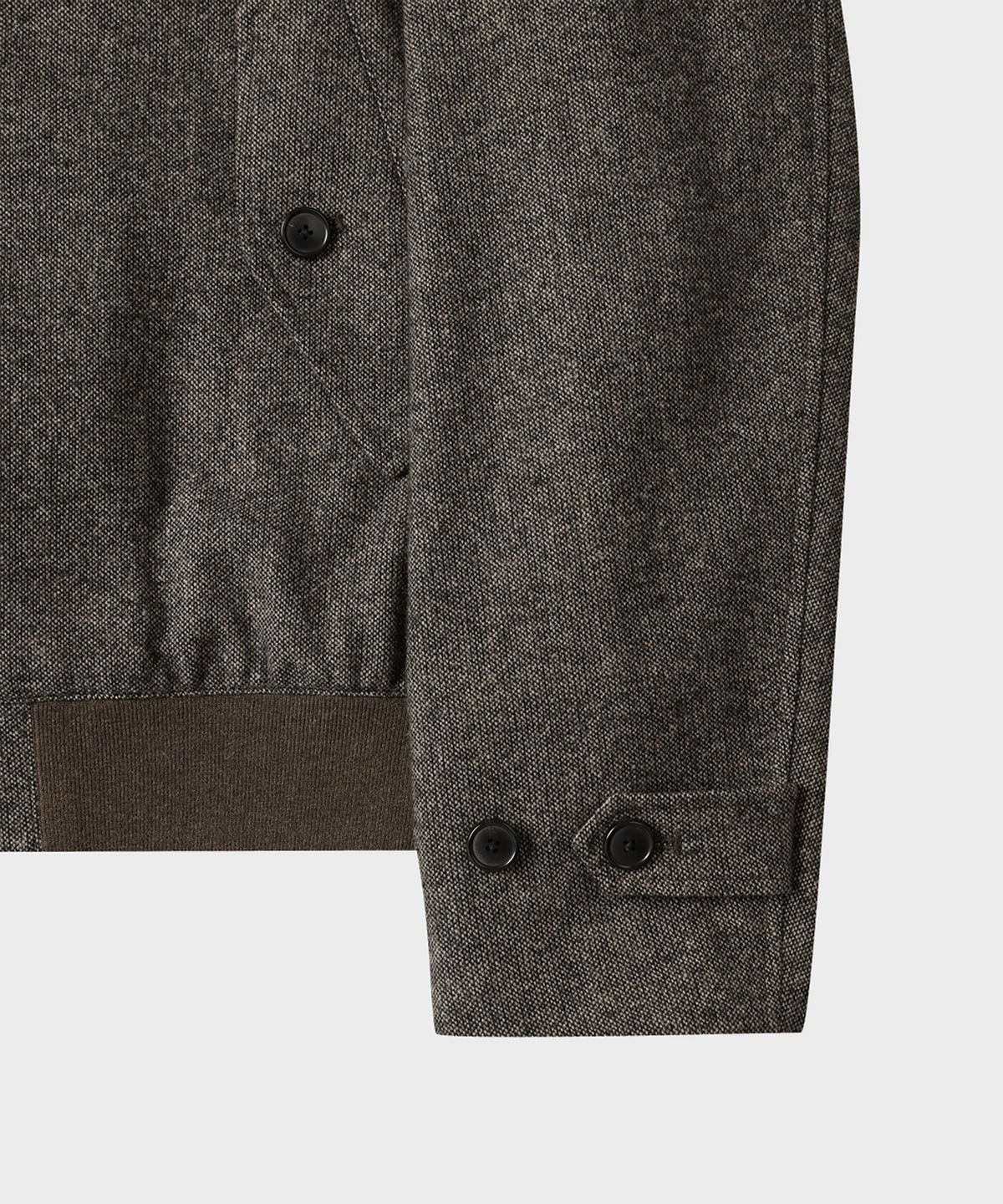 테일던(TAILDERN) McQueen Wool Harrington Jacket Brown