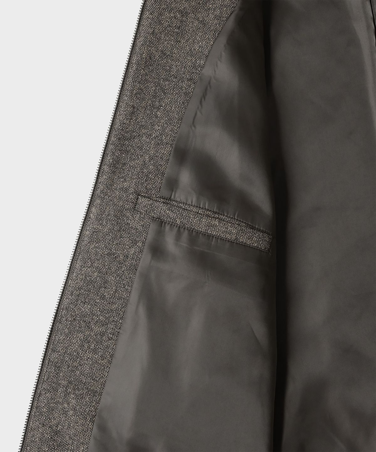 테일던(TAILDERN) McQueen Wool Harrington Jacket Brown