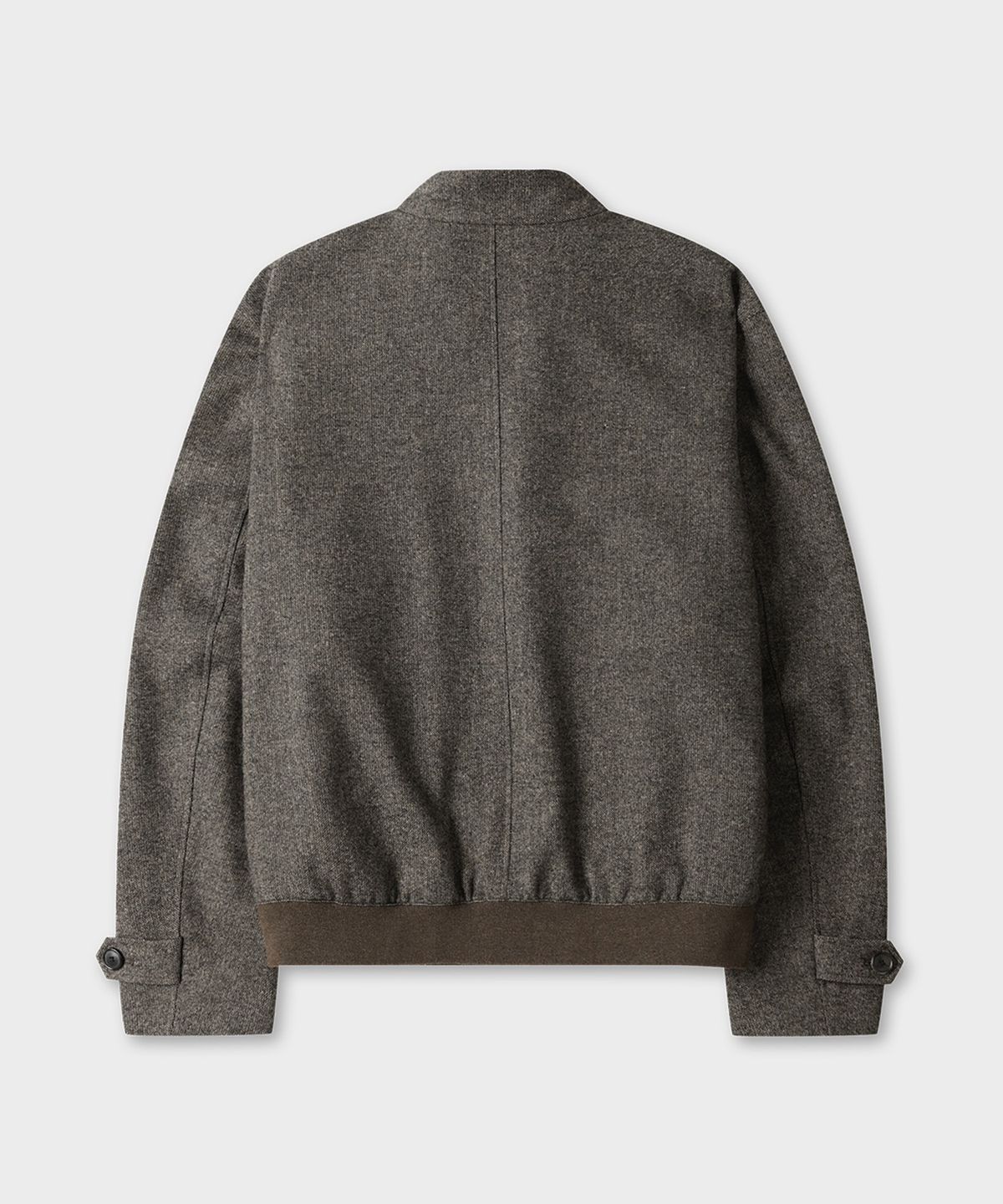 테일던(TAILDERN) McQueen Wool Harrington Jacket Brown