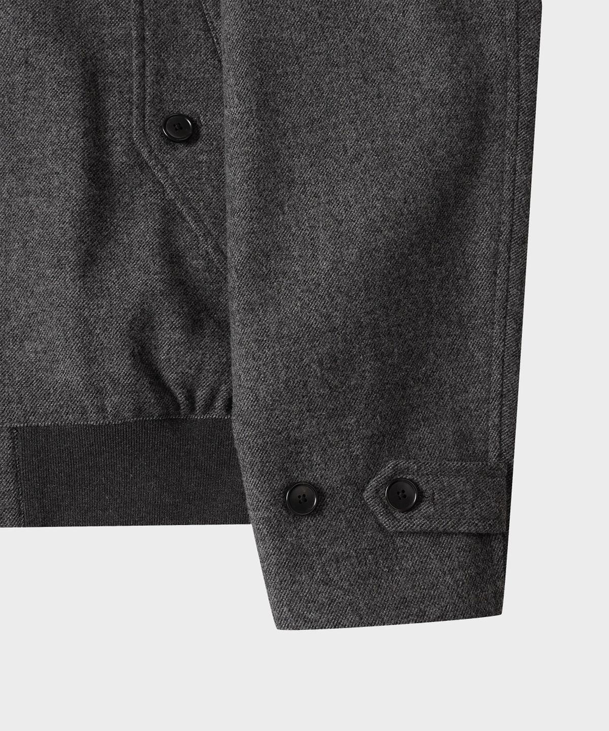 테일던(TAILDERN) McQueen Wool Harrington Jacket Charcoal