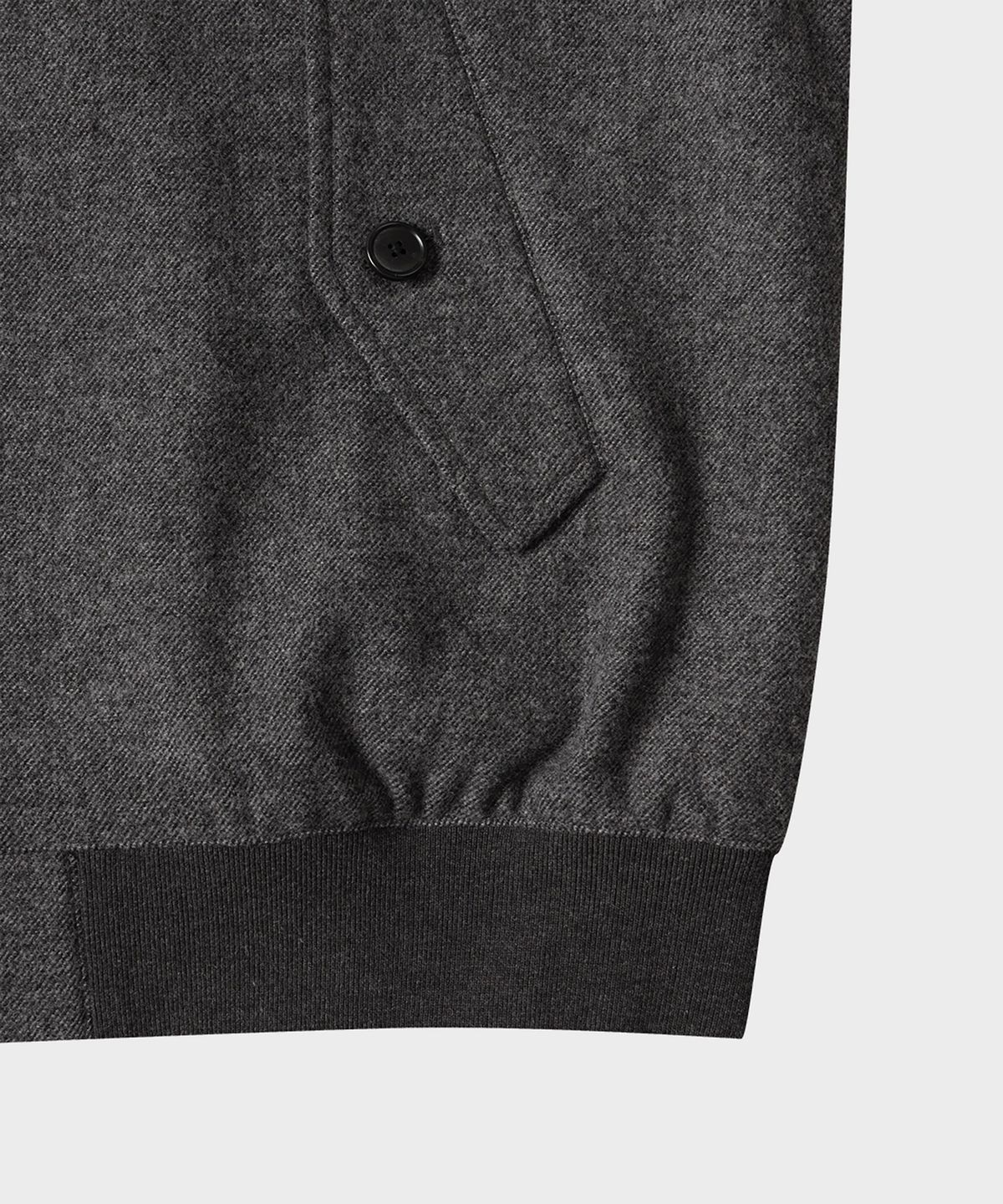 테일던(TAILDERN) McQueen Wool Harrington Jacket Charcoal
