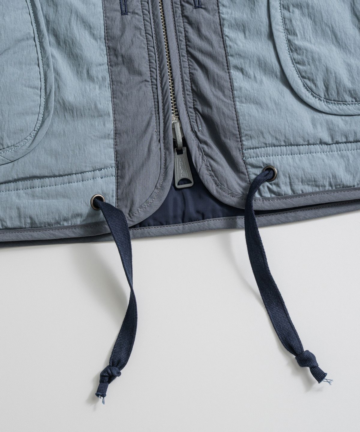 비헤비어(BEHEAVYER) REVERSIBLE MIL LINER JACKET navy/l.blue