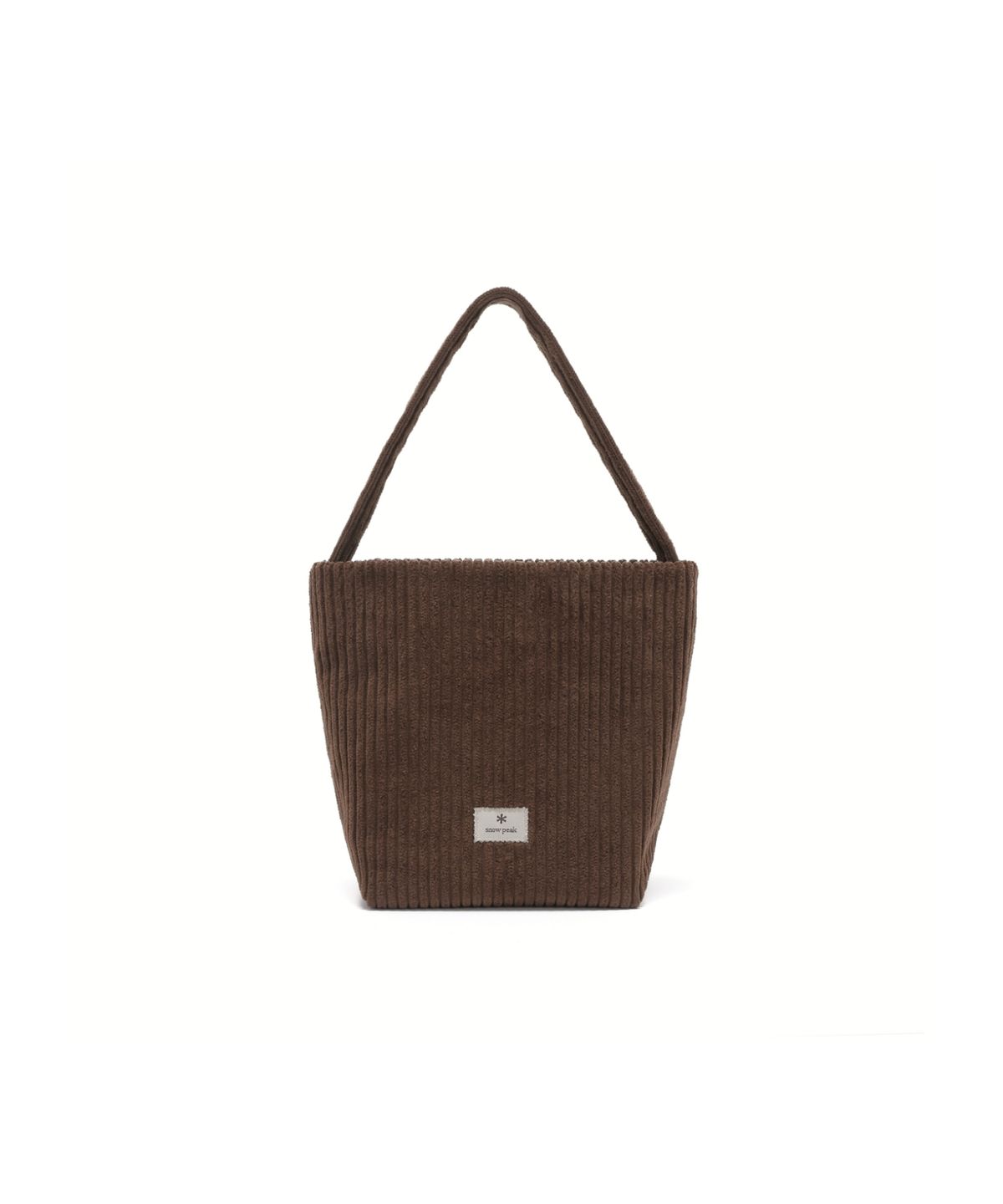 스노우피크 어패럴(SNOWPEAK APPAREL) 코듀로이 미니 토트백 2L (S26FWFTB62) Choco Brown