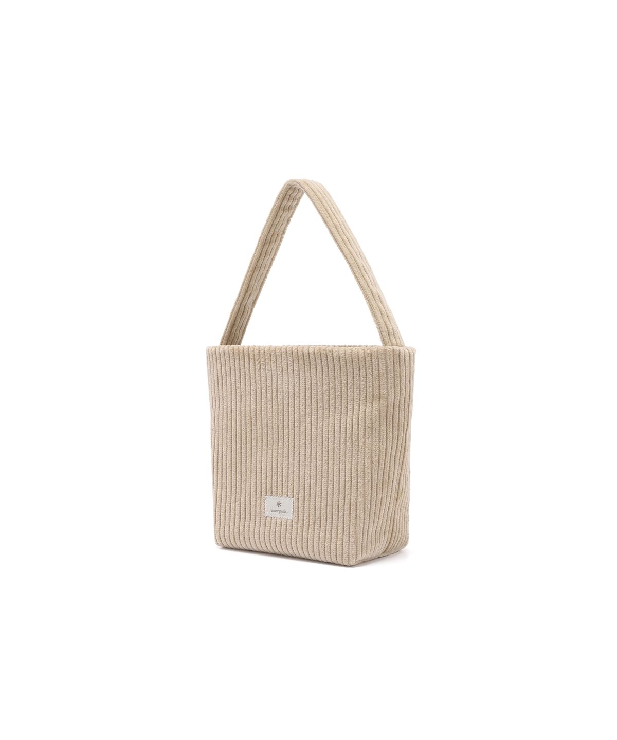 스노우피크 어패럴(SNOWPEAK APPAREL) 코듀로이 미니 토트백 2L (S26FWFTB62) Beige