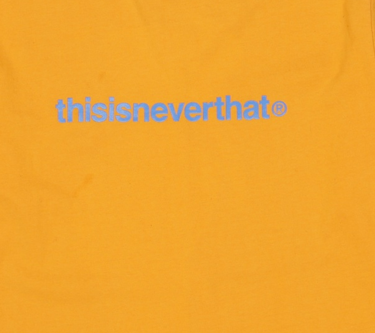 디스이즈네버댓(THISISNEVERTHAT) T-Logo L/SL Top Marigold L