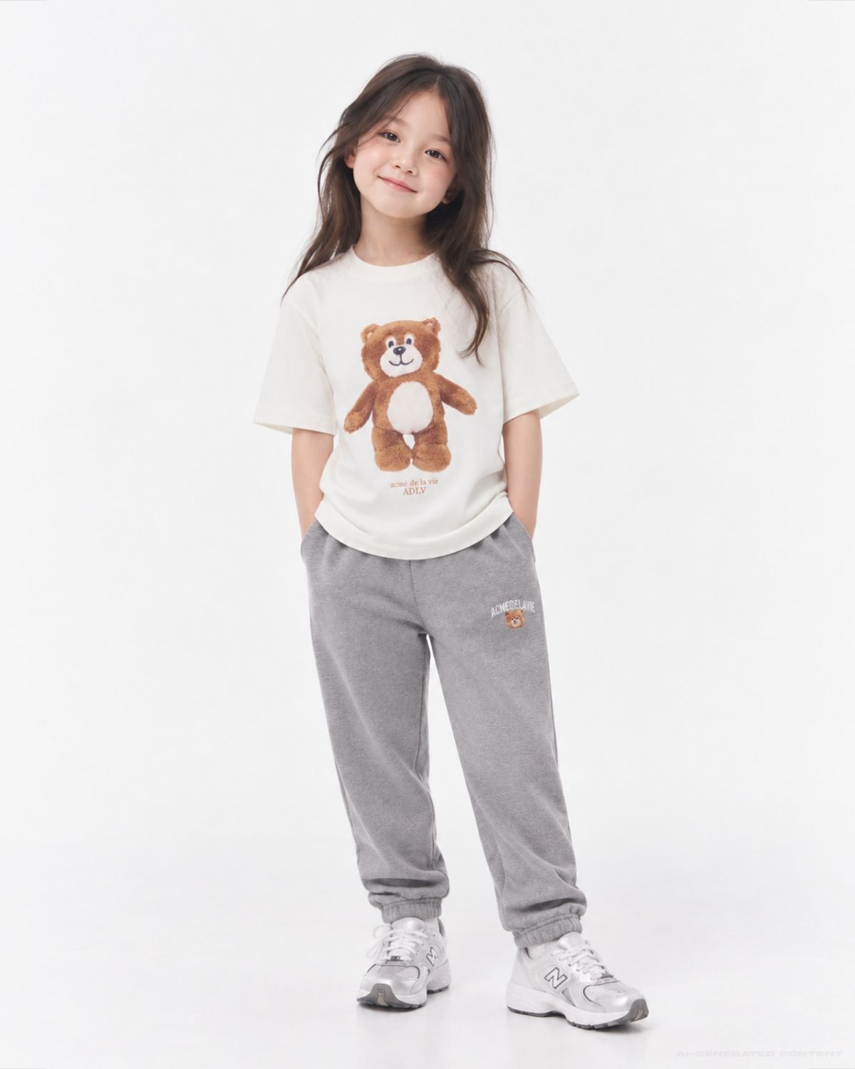 아크메드라비 키즈(acmedelaviekids) KIDS AC BEARDOLL SHORT SLEEVE T-SHIRT