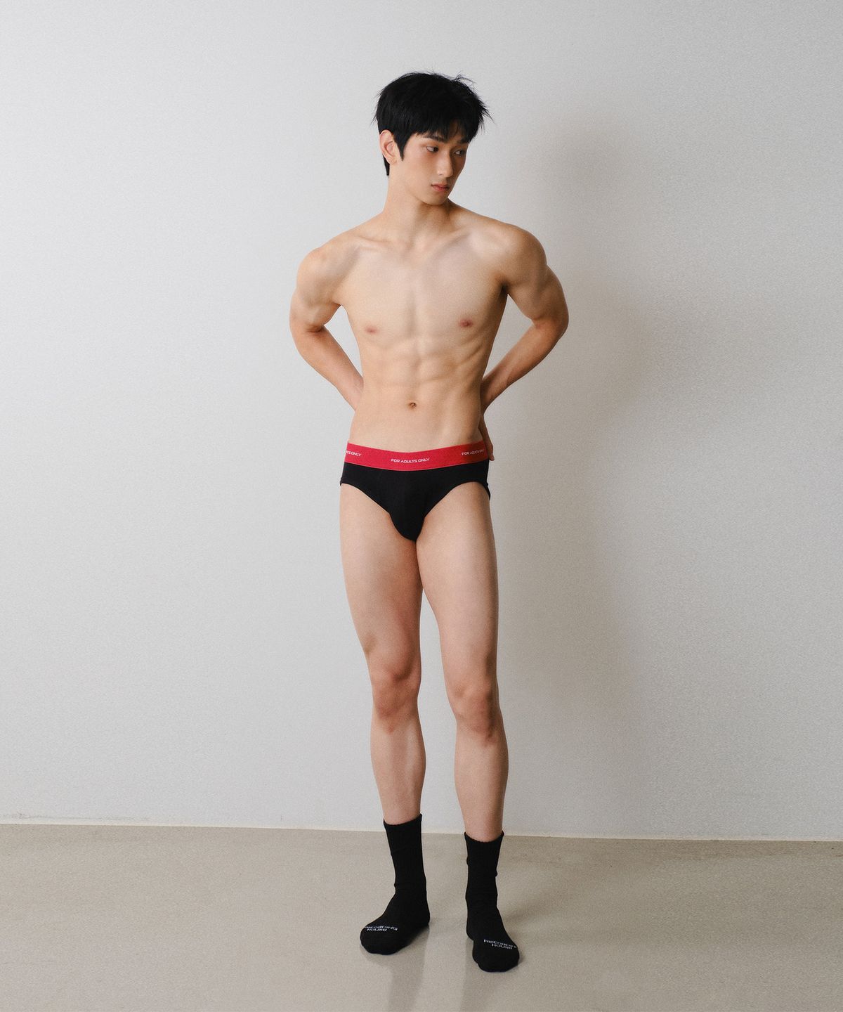 레코딩하우스(RECORDINGHOUSE) FOR ADULTS ONLY BRIEF [BLACK]