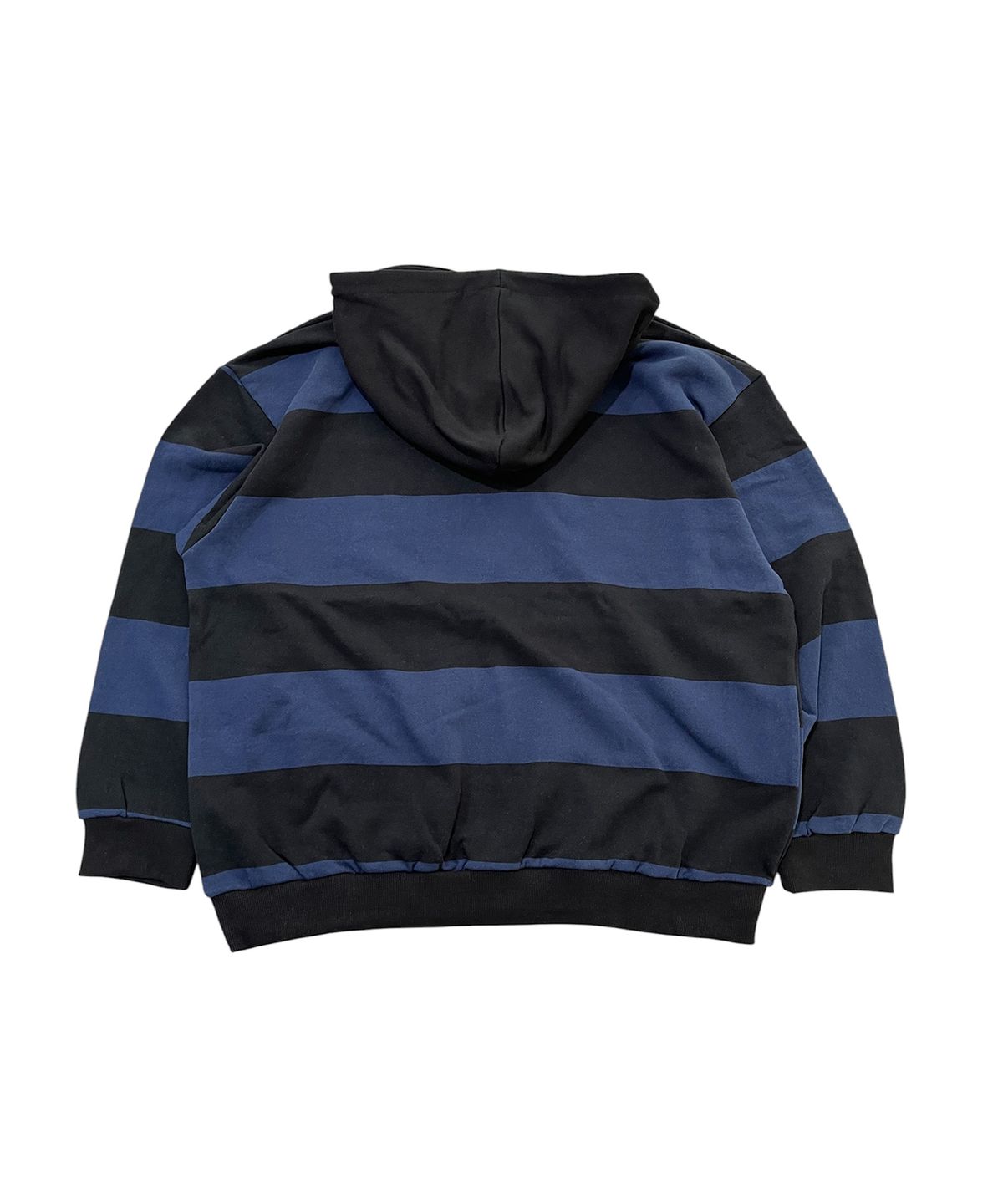 스케이터락(SK8ER ROCK) Club 8 Hooded Rugby Sweatshirt (navy*black)