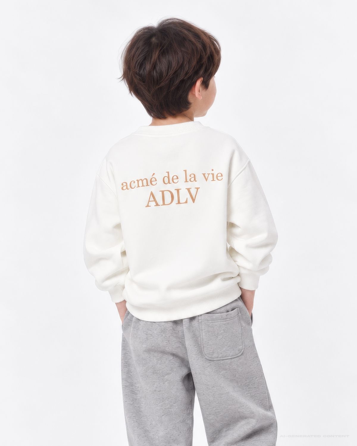 아크메드라비 키즈(acmedelaviekids) KIDS AC BEARDOLL SWEATSHIRT