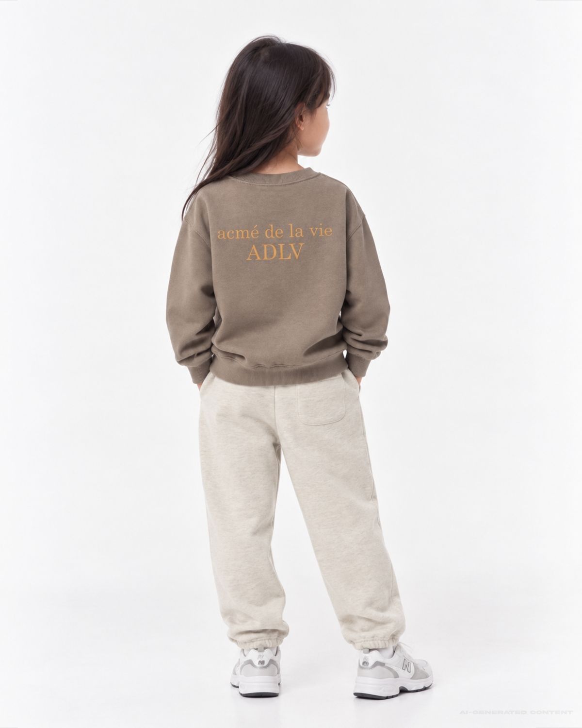 아크메드라비 키즈(acmedelaviekids) KIDS AC BEARDOLL SWEATSHIRT