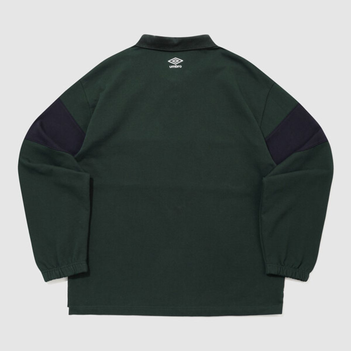 엄브로(UMBRO) 더비클럽 컬러블럭 럭비 맨투맨 그린 UR311CFS92