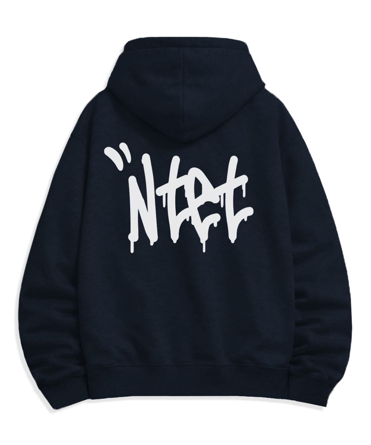 엔티이티(NTET) 그래피티 폰트로고 투웨이 후드집업 (4color)