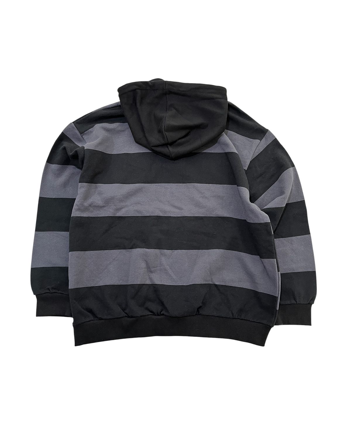 스케이터락(SK8ER ROCK) Club 8 Hooded Rugby Sweatshirt (Dark gray*black)